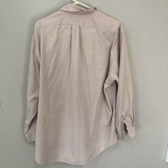 Ralph Lauren Yarmouth Mens Shirt Sz 17 34/35 Button Down Cotton Pinpoint Oxford - Picture 8 of 9